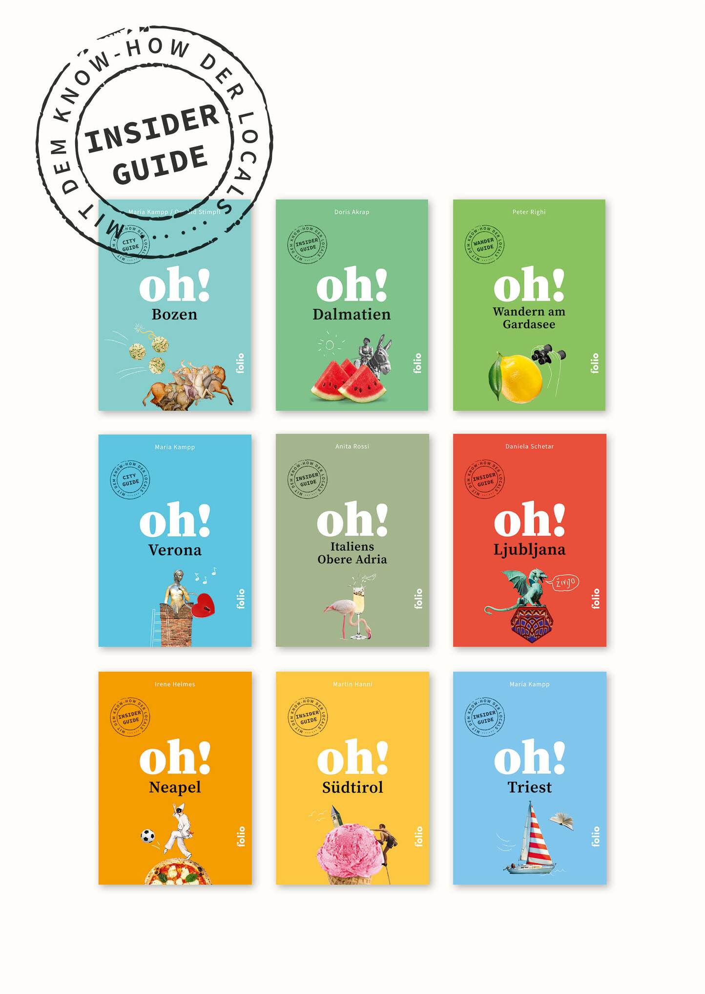 Oh!&nbsp;Collana di guide turistiche&nbsp; /&nbsp;Tourist guide series